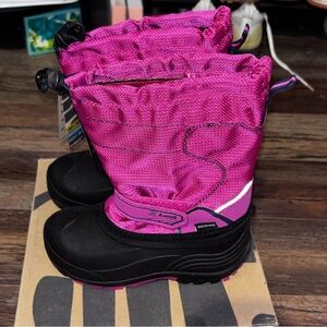 NEW Kamik Kid's Size 13 Waterproof Snow Boots Insulated Snowcoast Magenta